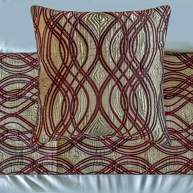 The HomeCentric King/Queen/Twin Brown Decorative Bed Runner King 90"x18" Bed - Image 2