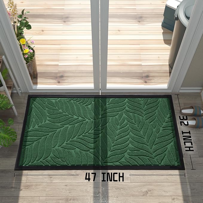 Yimobra 47x32 Large Door Mat Outdoor Indoor, All-Season Waterproof Door Mat - Image 2