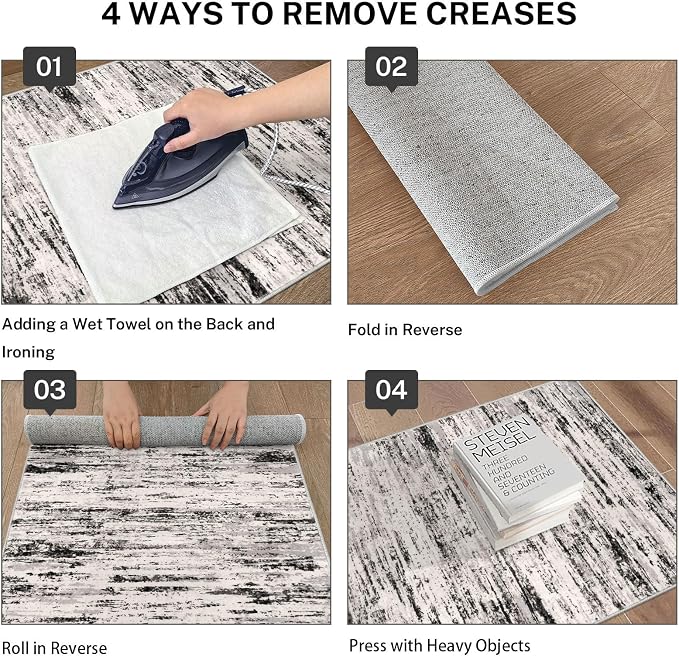 Modern Abstract Runner Rug 2x6 - Image 4