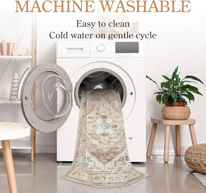 Lahome Boho Kitchen Rugs Washable - Image 4