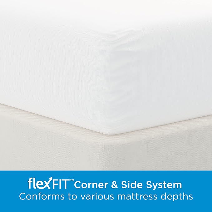AllerEase Waterproof Mattress Protector Stain Protection Full Size Allergen - Image 7