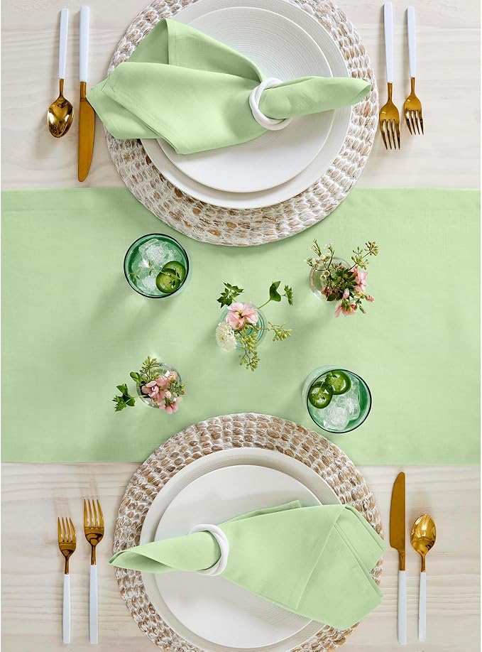 Solino Home Linen Table Runner 90 Inches Long - Image 9