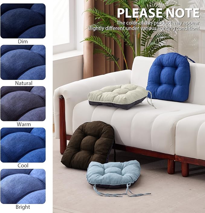 Chair Cushions for Dining Chairs, Seat Cushions for Kitchen Chairs, Indoor Seat - Image 7