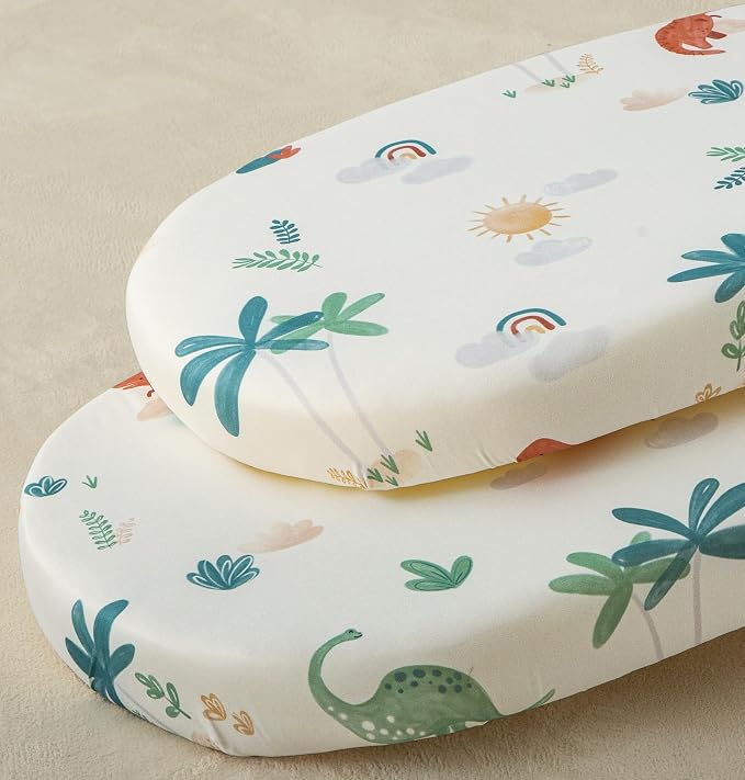 SDY Jersey Dinosaur Bassinet Sheets - Image 9