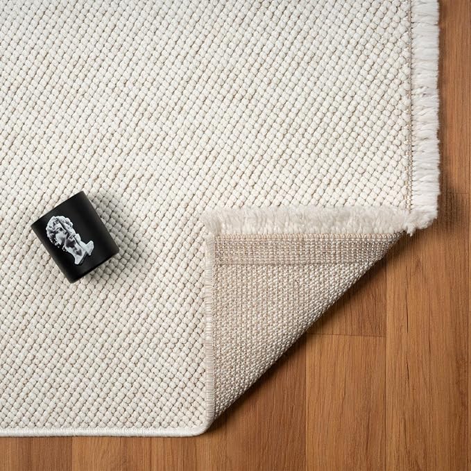 LUXE WEAVERS Stella Collection 246 Cream 8x10 Modern Abstract Area Rug - Image 9