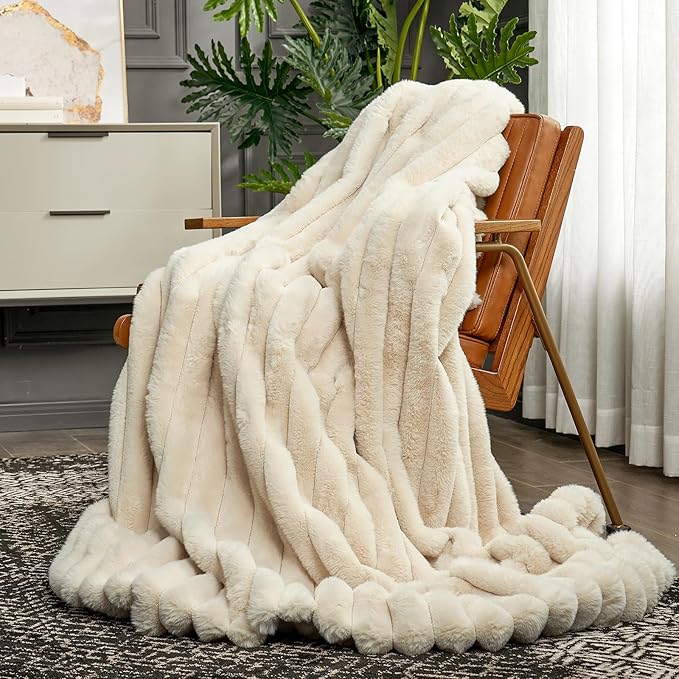 Cozy Bliss Faux Fur Throw Blanket - Image 4