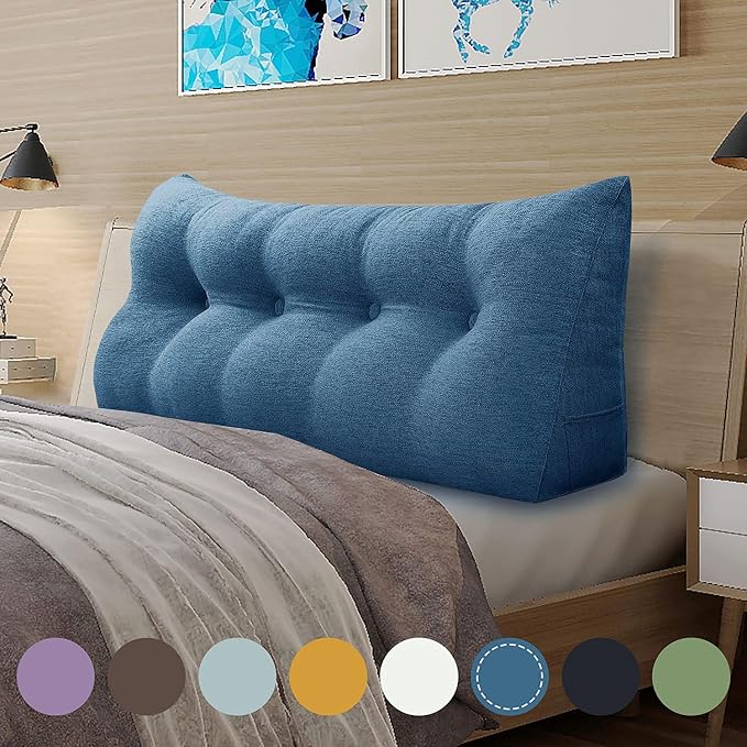 Wedge Headboard Pillow Dorm Room Reading Pillow Back Support - Image 8