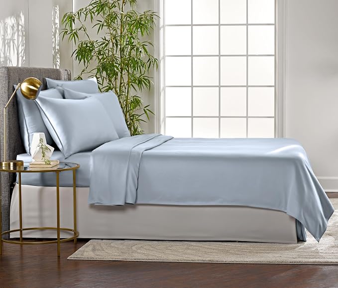 Pure Bamboo Full Sheets, Genuine 100% Organic Viscose Derived from Bamboo Bed - Image 4