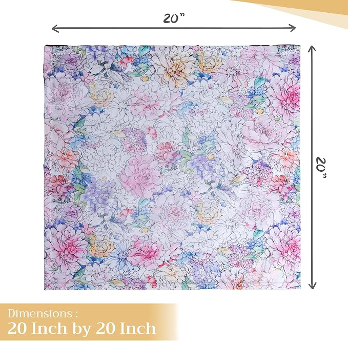 Maison d' Hermine Cloth Napkins Set of 4 100% Cotton Everyday Reusable Square - Image 4
