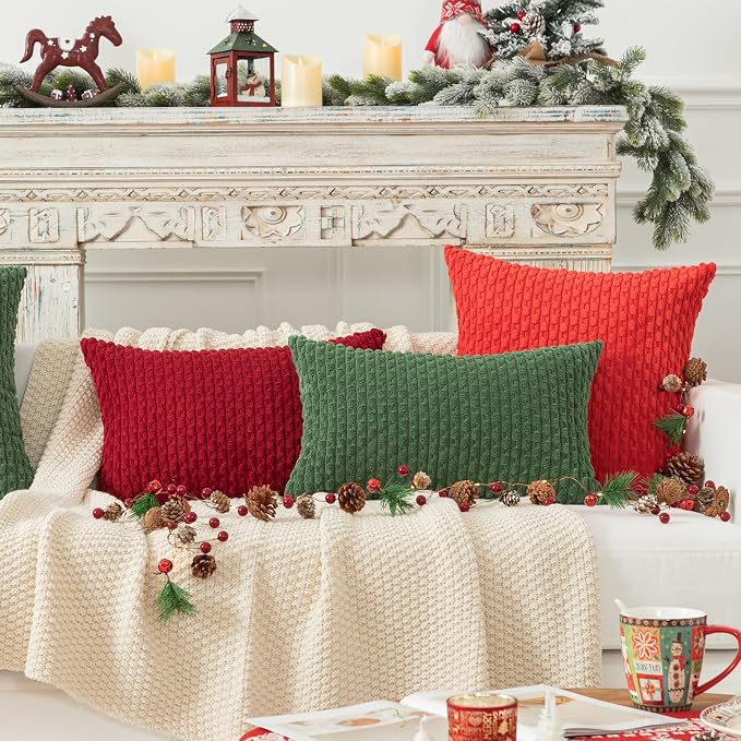 Kevin Textile 12x24 Inch Pillow Cover 1 Pack Boho Christmas Decorative Soft - Image 6