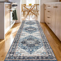 Runner Rug 2×6, Vintage Boho Rug, Ultra-Soft Low Pile, Non Slip, Stain by DomitapisRug