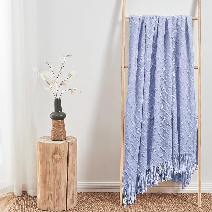 inhand Knitted Throw Blanket for Couch and Bed, Soft Living Room Home Decor - Image 7