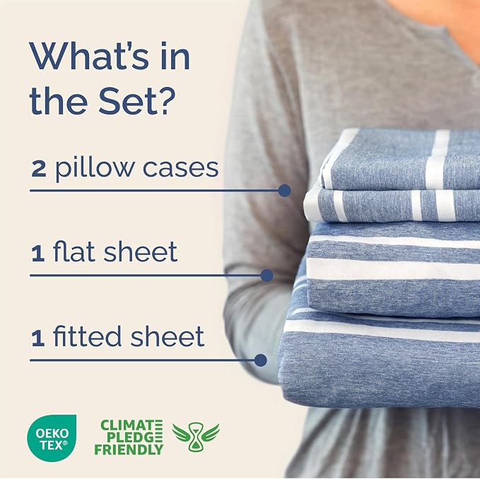 Queen Size 4 Piece Sheet Set - Image 2