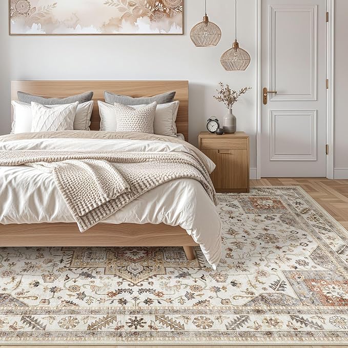 Vintage Living Room Area Rug 5x7 - Image 6