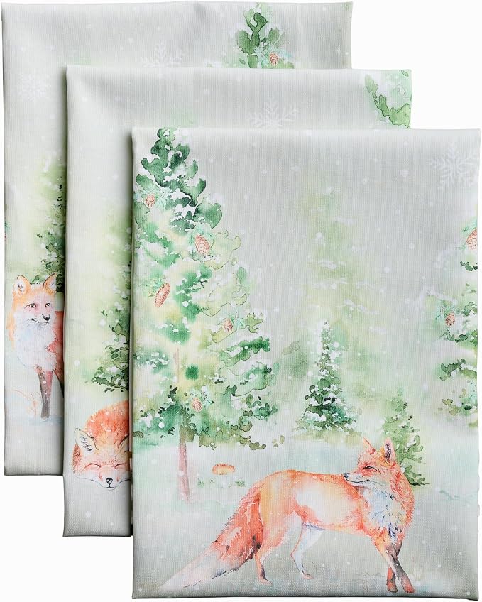 Maison d' Hermine Kitchen Towels Set of 3 100% Cotton 20" x 27.5" Reusable by MaisondHermine