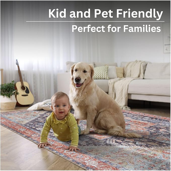 Bloom Rugs Washable Non-Slip 7 ft Runner - Image 10