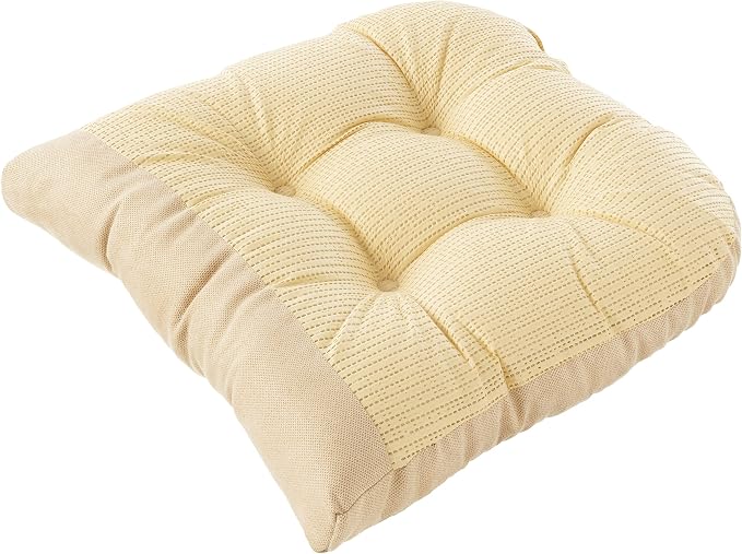 Klear Vu Omega Non-Slip Rocking Chair Cushion, Assembled in USA, Thick Tufted - Image 4