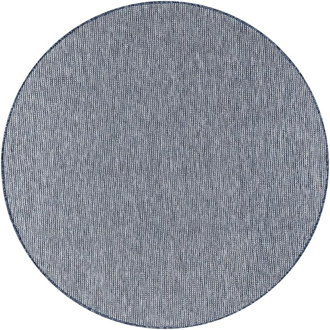 Keen Home Design Terrace Outdoor Round Rug - 5ft Round Washable Indoor/Outdoor - Image 3