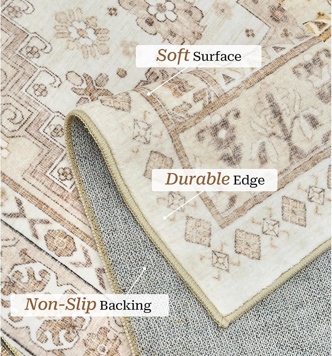 zesthome Washable Runner Rug 2.5x8 - Image 4