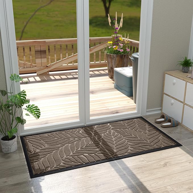 Yimobra 47x24 Large Door Mat Outdoor Indoor, All-Season Waterproof Door Mat - Image 3