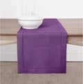 Solino Home Linen Purple Table Runner 108 Inches Long by SolinoHome