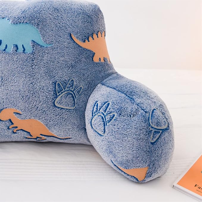 Meeting Story Dinosaurs Reading Pillows Rabbit Faux Fur Shaggy - Image 7