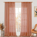 LAMIT Terracotta Linen Curtains by LAMIT