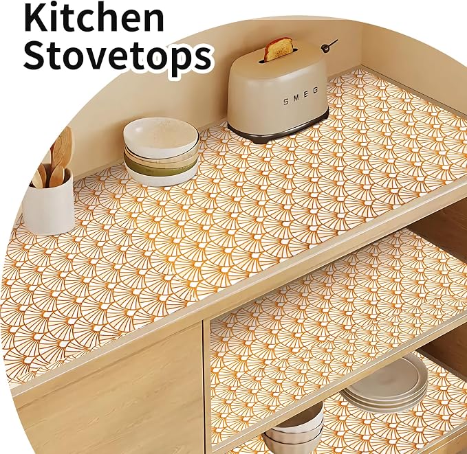 3D Drawer and Shelf Liner for Kitchen Cabinet: 12 in X 30 Ft Waterproof Shelf - Image 7