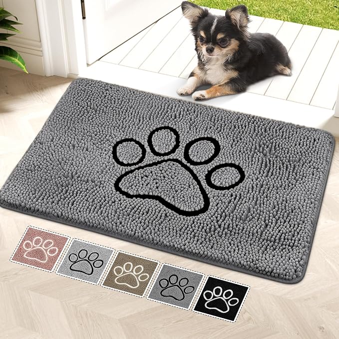 Bcoimo Super Absorbent Dog Door Mat, Pet Rugs by Bcoimo