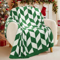 Snuggle Sac Christmas Green Throw Blanket by SnuggleSac