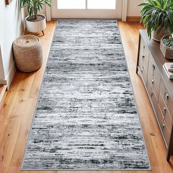 Modern Abstract Runner Rug 2.6x8 by lansny
