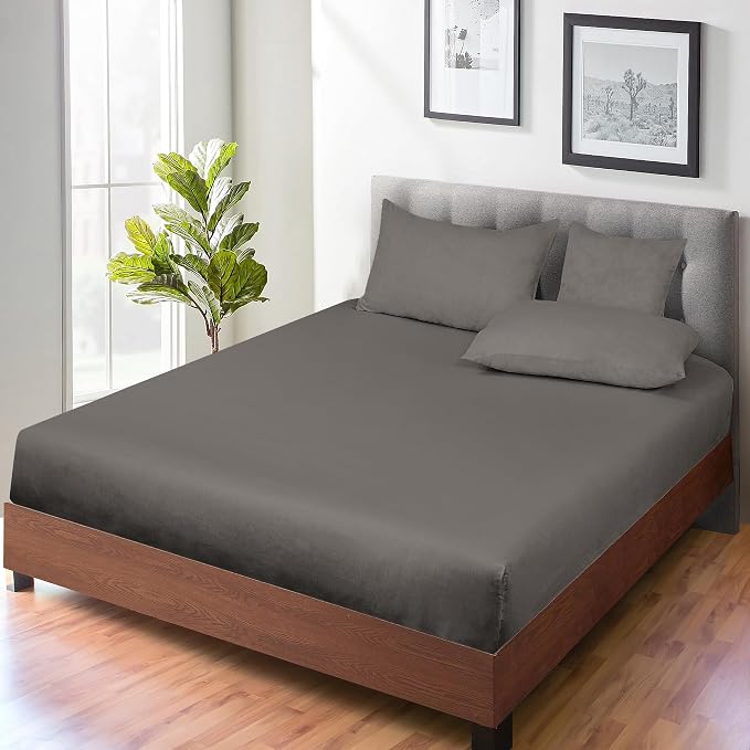 ROYALE LINENS 300 Thread Count 100% Long Staple Combed Cotton Fitted Sheet Twin - Image 7