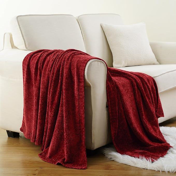 BATTILO HOME Christmas Red Throw Blanket - Image 7
