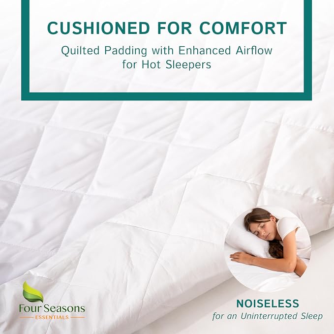 RV Bunk Size Waterproof Mattress Pad - Image 3