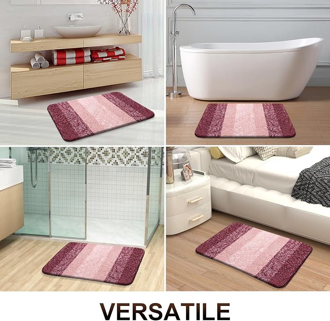 OLANLY Bathroom Runner Rugs 59x24, Extra Soft Absorbent Microfiber Bath Rugs - Image 6