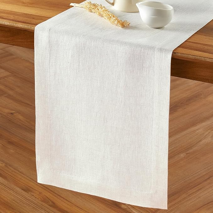 Solino Home Linen Table Runner 60 Inches - Image 2
