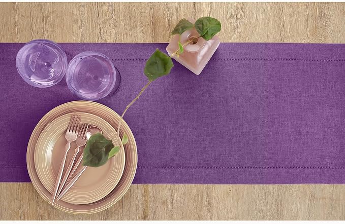 Solino Home Linen Table Runner 90 Inches Long - Image 3