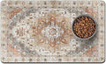 Pet Food Mats for Floor, Absorbent Dog Mat for Food and Water Dispenser Mat by Unknown