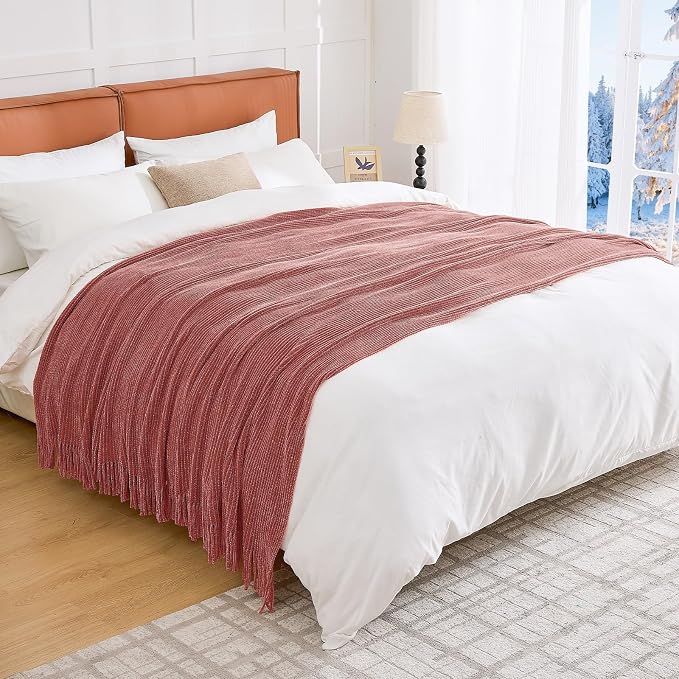 inhand Coral Pink Throw Blanket - Image 4