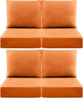 Luxury 6" Outdoor Cushions for Patio Furniture, Fade Resistant Couch Chair by Pugire