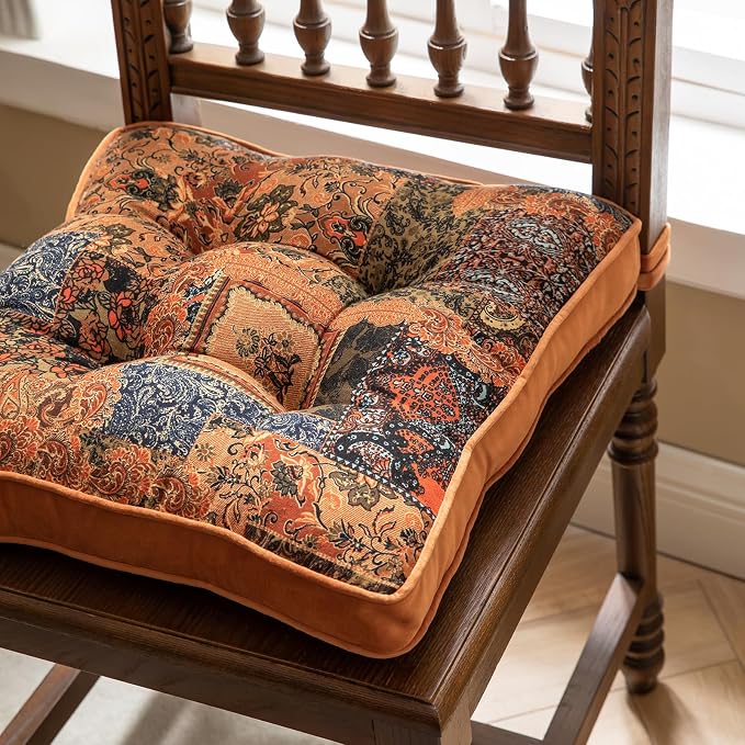 vctops Boho Paisley Chair Cushions - Image 6