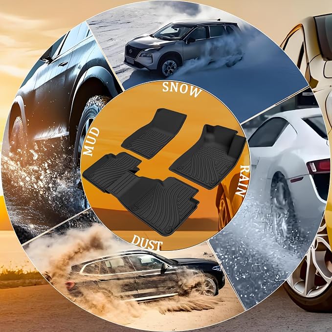CRV Floor Mats Compatible with 2007-2011 Honda CR-V，All Weather Protection - Image 2