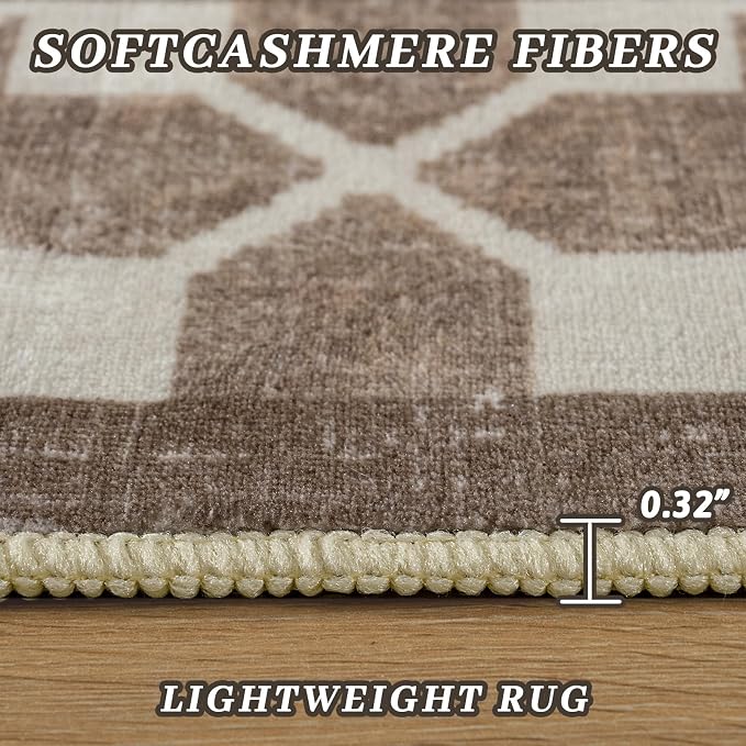 Area Rugs 6x9 Washable Rug, Non-Slip Rugs - Image 6