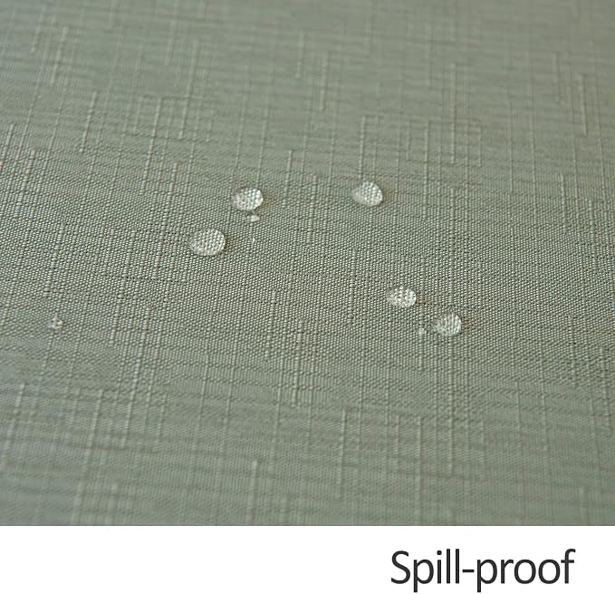 maxmill Slubby Texture Tablecloth Water Resistance Antiwrinkle Spillproof Soft - Image 5