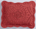 Montgomery Ward Decorative Cotton Sham, Scrolled Design, Luxurious Scallop by MontgomeryWard