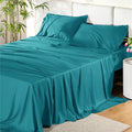 Bedsure California King Sheet Sets, Cooling Sheets, Rayon Derived from Bamboo by BEDSURE