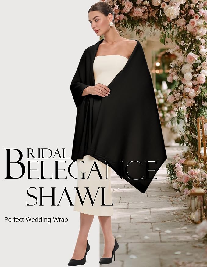 PULI Women's Pashmina Shawl Wraps - Image 2
