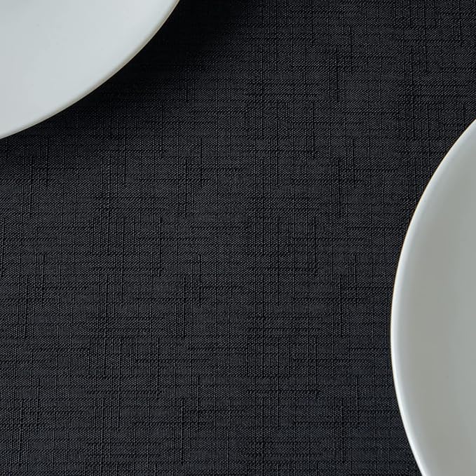 maxmill Square Tablecloth Slubby Texture Stain Resistant Waterproof Wrinkle - Image 9