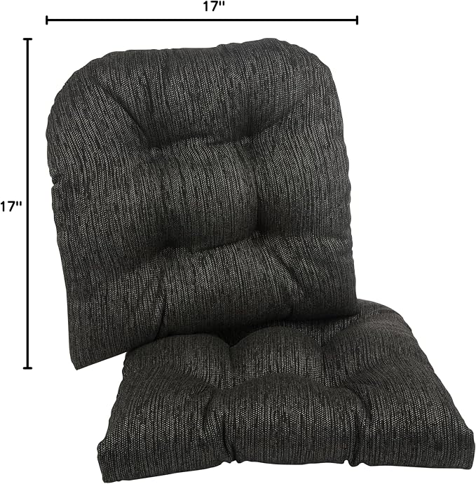 Klear Vu Gripper Overstuffed Universal Non-Slip Dining Chair Cushions - Image 12
