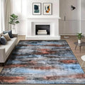 WILLSUN Washable Area Rugs, 5x7 Non-Slip Boho Large Area Rugs by Embracethewarmthofhome